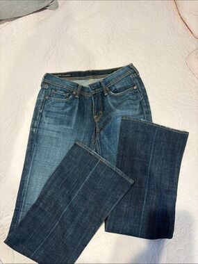 Citizen low waist flare Women’s Blue Denim Jeans - Classic Mid Wash